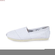 Toms Thomas Shoes Canvas Shoes Pure Color Flat Casual Couple kasut loafer Toms Shoes p on Shoes