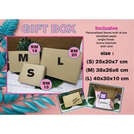 GIFT BOX / SUPRISE BOX / SET HADIAH / KOTAK HADIAH / ANNIVERSARY GIFT/ BIRTHDAY GIFT/ GIFT BOX