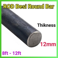 12mm ROD Rounb Bar Besi 8ft -12ft (ROD)