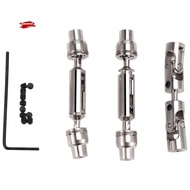 3Pcs Metal Drive Shaft CVD for  B16 B36  Q60 Q63 Q64 MN77 FY004 6WD 6X6 1/16 RC Car Upgrade Parts
