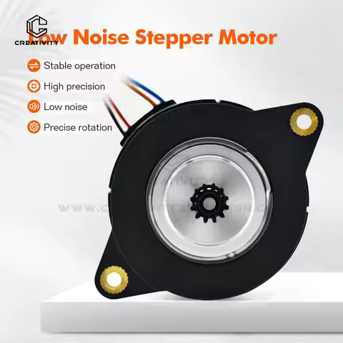 3D Printer K1/K1 Max Extrusion Extruder Motor 1.8 Degree Press 12 Tooth Gear Circular Stepper Motor 