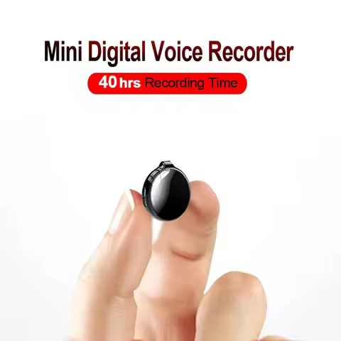 40Hrs Mini Voice Recorder 8/16/32GB Noise Reduce Sound Record Activated Secret Micro Professional Di