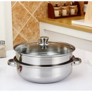 [READY STOCK] Steam Pot 2 Layer 28cm