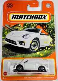 Matchbox 1/64 No.27 Basic Car 2019 Volkswagen Beetle Convertible GVX37