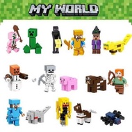 預購 MineCraft 我的世界玩具積木人仔