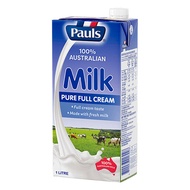 Pauls Pure Full Cream UHT Milk 1 Litre พอลล์ น้ำนมโคเต็มมันเนย ยูเอชที ขนาด 1 ลิตร (6878)