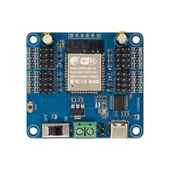 ESP32 16Ch Servo Driver Module CH340 USB Serial WiFi BT PC Control 1° Precision 0.5-2.5ms Pulse Supp