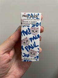 PAUL &amp; JOE搖滾貓咪限量防曬唇膏 SPF25 PA++ 001 全新