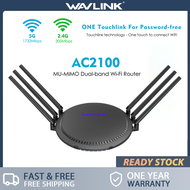 Wavlink Quantum D6-ac2100 MU-MIMO băng tần kép 5g + 2.4G Bộ định tuyến Wi-Fi thông minh với touchlin