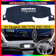 For Peugeot 308 T7 T9 2007~2019 2012 2013 2014 2015 2016 2017 2018 308cc 308sw 308gti Anti-Slip Mat 