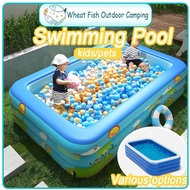 3 Rings Baby Non-slip Buttom Inflatable Swimming Pool Kolam Renang Budak Kolam Mandi budak 充气游泳池