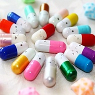 50 ชิ้น Love Pill Capsules, ข้อความแคปซูลหน้ายิ้มน่ารัก, Love Capsule, ของขวัญคริสต์มาส Mini Love Le