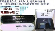 缺貨中手機平板5v3A大電流12000mAH型號行動電源盒+10400mAH=2600mAH*4個18650