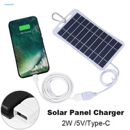 High Efficiency Solar Panel Charger Solar Panel High Efficiency Waterproof Solar Panel Charger for Camping Backpacking Phone 2w/5v Portable