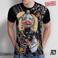 Kaos Distro Print 3R Kesenian Wayang Semar 2