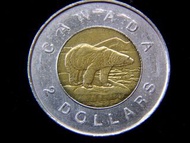 Canada - 1996年加拿大北極熊2圓(Dollars)雙色幣(英女皇伊莉莎伯二世像)