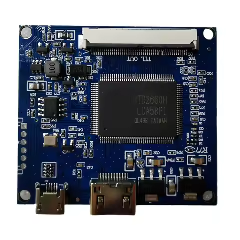 50 Pin EDP LCD Controller Driver Board Work For TTL 50Pin Screen