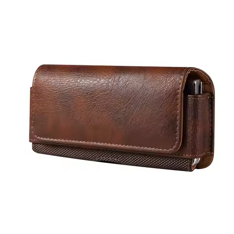 Fashion Retro Leather Belt Clip Case For Samsung Galaxy Z Fold 3 4 5 6 7 Cover