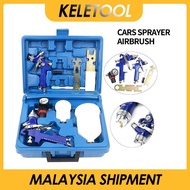 Spray Guns Professional Mini H827 Pneumatic Paint Spray Gun Power Tool 1.4&0.8mm Painting Cars HVLP 