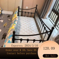 superior productsCustomized Splicing Bed Children's Bed Simple Iron Widened Bed Crib Princess Bed Sofa Bed Single Bed Hi