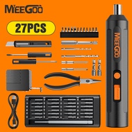 MeeGoo ไขควงไฟ้ฟ้า Electric Screwdrivers ไขควงไฟฟ้าเล็ก ไขควงไฟฟ้าไร้สาย ไขควงไฟฟ้าแรงๆ ชุดไขควงช่าง