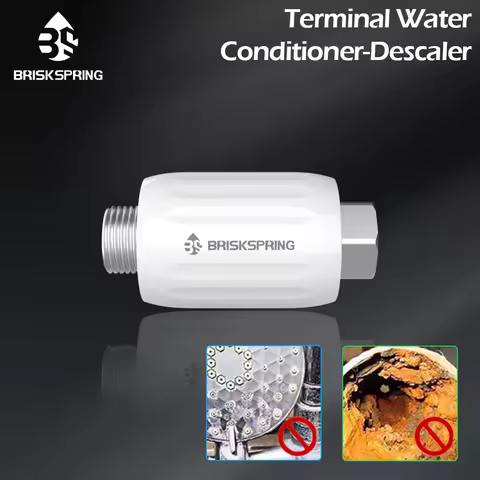 Briskspring Salt Free Water Descaler, Water Heater Softener, Prevent Scale Buildup On Water Heater, 