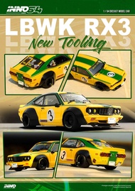 พร้อมส่ง inno64 Mazda LBWK RX-3 Savanna 1/64scale