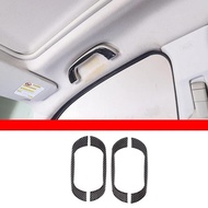 For Subaru Forester 2013 - 2018 Roof Handle Panel Decorative Sticker Carbon Fiber Car Interior Acces