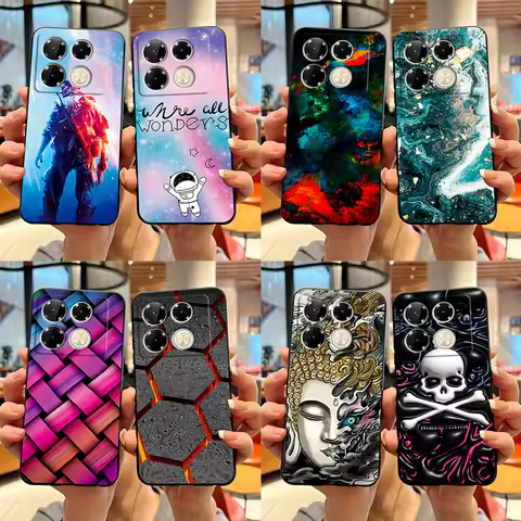 Case For Infinix Note 40 X6853 Note 40 Pro 4G X6850 Note 40 Pro 5G X6851 Silicone TPU Protective Cov