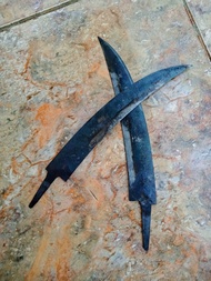 Mentahan pisau kuku macan baja super baja per sepuh air 20 cm