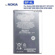 For Nokia E52 E55 E63 E71 E72 E73 N810 N97 E90 E95 6790 6760 6650 BP-4L Battery 1500mAh