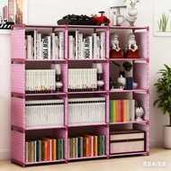 3 Row 9 Cube BookShelf School DIY Multi Function Storage Rack Kid Toy Storage Rack Simple Bookshelf