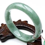 ☁【With Certificate and  Gift Box】Genuine Natural Jade Bangle Bracelet Women's  Emerald Jade Bangle