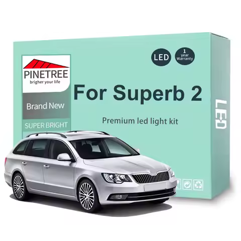 Canbus Led Interior Light Kit For Skoda Superb MK2 Sedan Combi 3T4 3T5 2009-2015 Map Dome Trunk
