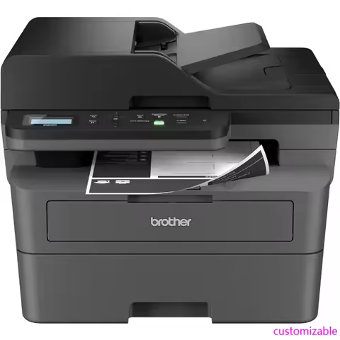 DCP-L2640DW Wireless Compact Monochrome Multi-Function Laser Printer with Copy and Scan, Duplex, Mob