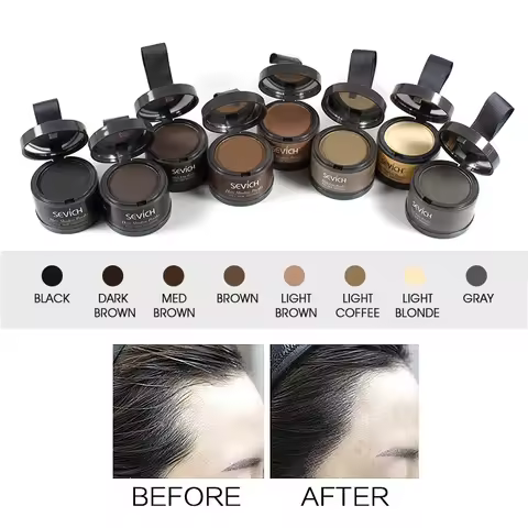 Sevich Hair Line Shadow Powder Hair Concealer Root Cover Up Natural Instant Hair Color Powder Waterp