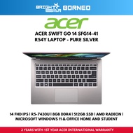 ACER Swift Go 14 AI SFG14-64-R5CN Laptop - 14" 2.8K WQXGA+OLED/RYZEN AI 7 350/16GB OB DDR5/1TB SSD
