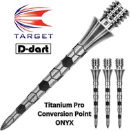 TARGET DART POINT - TITANIUM PRO ONYX Conversion Points 3pcs/Pack (2BA)