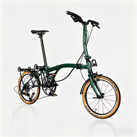S9 Aluminum Alloy Frame 16 Inch 9 Speed Tri-fold Bicycle S /Y BAR Light Weight Foldable Bicycle Mini