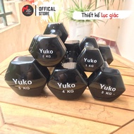YuKo Dumbbells for Men and Women, Gym Dumbbells, Gym Equipment to Exercise Up Arm Muscles, Slim Arms