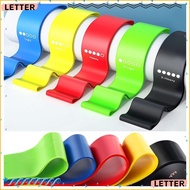 LETTER TPE Resistance Bands, Elastic Strength Training Exercise Loop Bands,  Goods Gym Equipment Yog