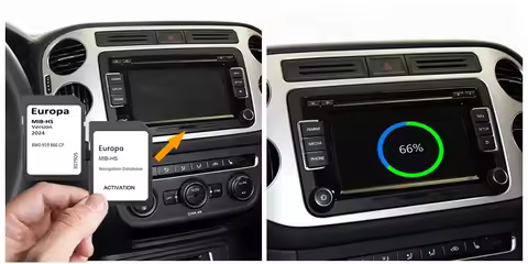 2024 Update Europe UK Maps 8W0919866CP for Audi RSQ2 2015-2020 Car SD GPS Card 16GB MHS2 MIB-HS Navi