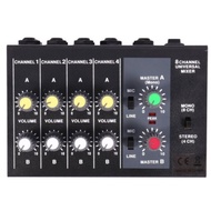 Professional Audio Mixer Input 8 Channel Mono / 4 Channel Stereo