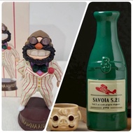 【Direct from Japan】A set of sake bottle, sake cup and bubble head (Mamma Aiuto②)! Also great as a gi