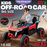 [4WD] Kereta Mainan Elektrik Jeep Budak Kids Electric Ride On Jeep Car Electric Jeep 12V with Blueto