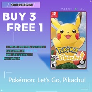 Switch Game Pokémon: Let's Go, Pikachu Nintendo Switch Game BUY 3 TAKE 1