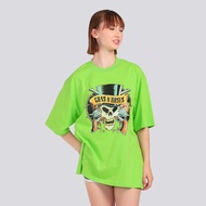 Tshirt Oversize Green Guns N Roses Mc.F Supply co