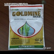 Herbisida pra tumbuh padi Goldmine 100 gram pembeku biji gulma