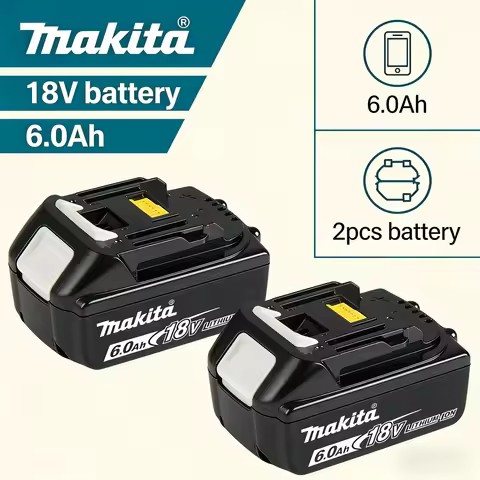 100% Original Makita battery 3Ah/5Ah/6Ah Makita 18V Battery for 18v BL1830 BL1840 BL1850B Makita bat