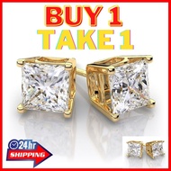 JewelyPosh Buy 1 Take 1 10k Gold Diamond Earring Stud, Diamond Earrings , Gold Earrings, Bangkok 10k